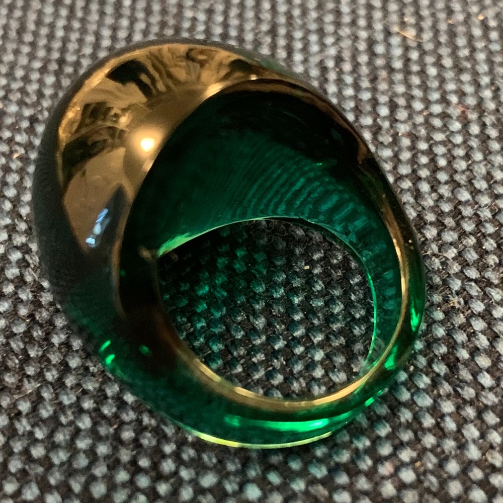 Lalique Crystal Dome Ring